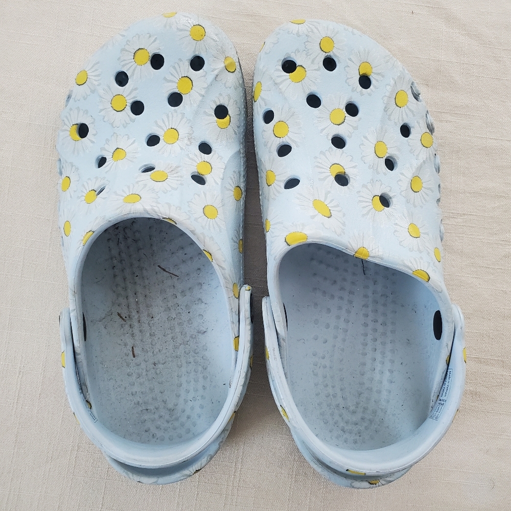 Crocs daisy blue women's 8 men's 6 - Picture 7 of 9